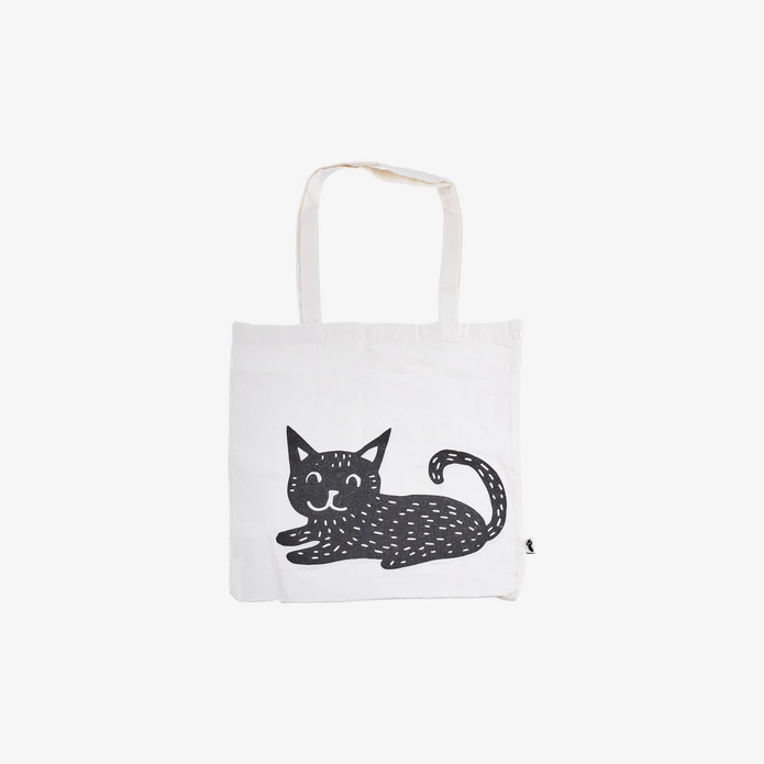 Flying Tiger Copenhagen Kedi Desenli Bez Çanta