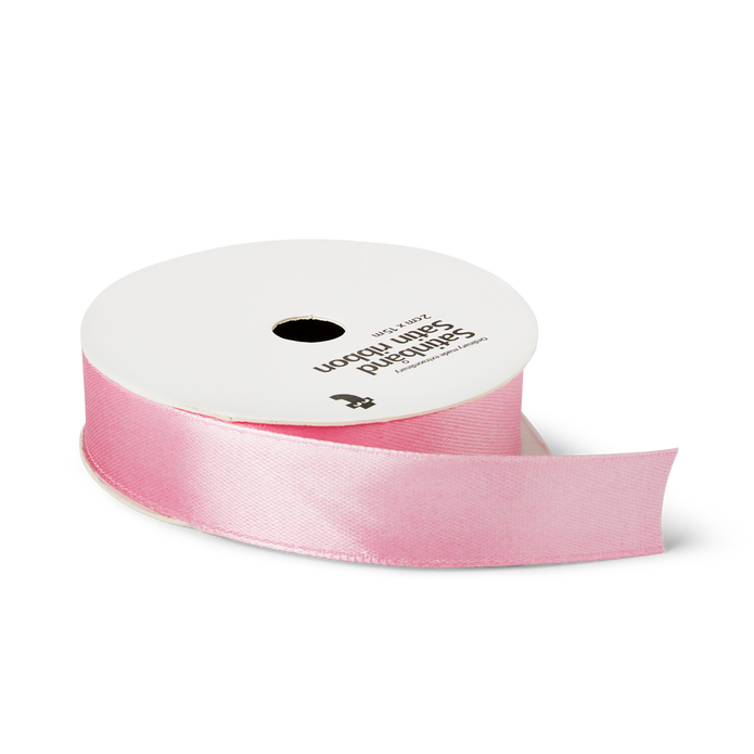 Flying Tiger Copenhagen Pembe Saten Kurdele 2 cm x 15 m
