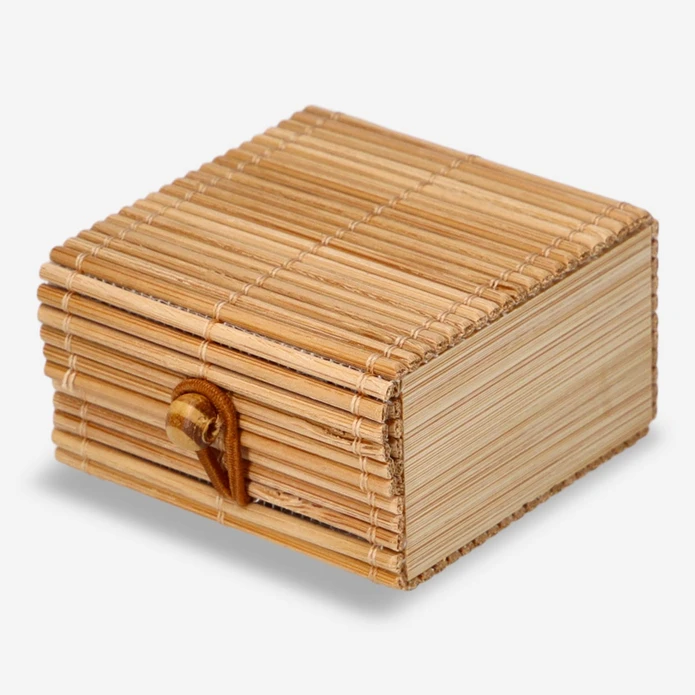 Flying Tiger Copenhagen Bambu Saklama Kutusu 6 x 3,5 cm