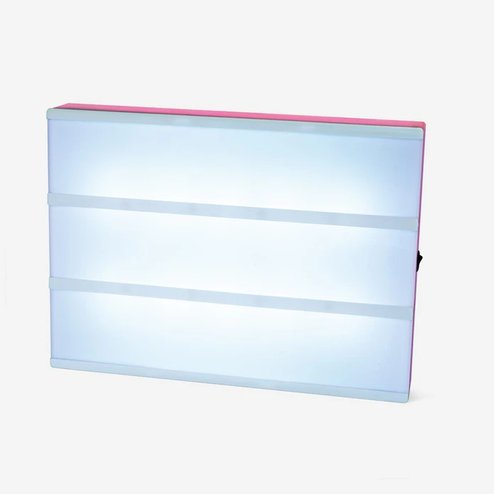 Flying Tiger Copenhagen Pembe Çerçeveli ve Harfli A4 Led Işıklı Pano