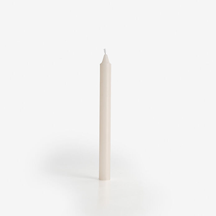 Flying Tiger Copenhagen Fildişi Rengi Şamdan Mumu 2,2 cm x 24 cm