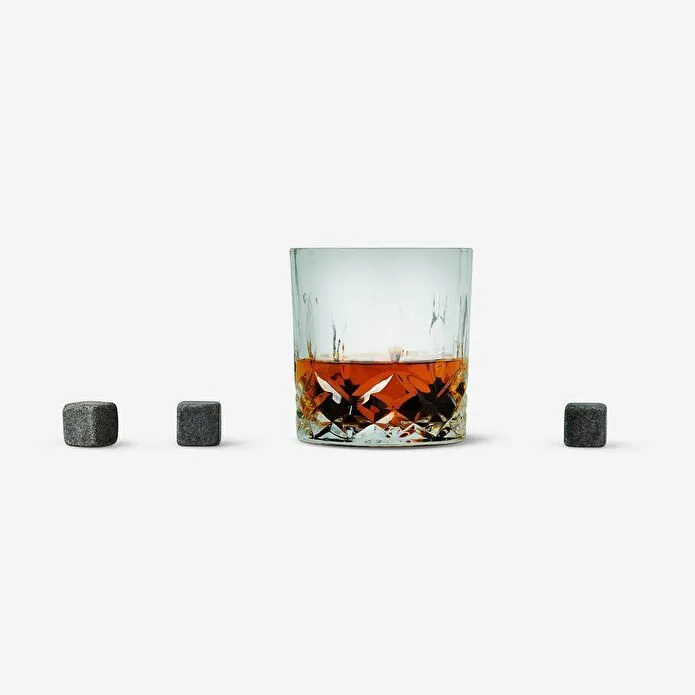 Flying Tiger Copenhagen 9'lu Kare Siyah Granit Soğutma Taşları