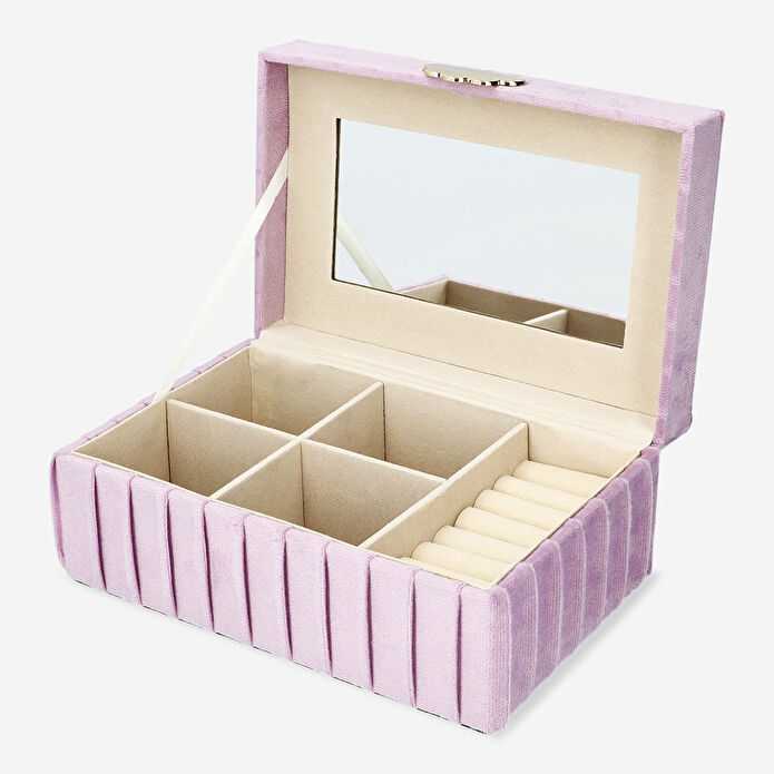 Flying Tiger Copenhagen Lila Kadife Takı Kutusu