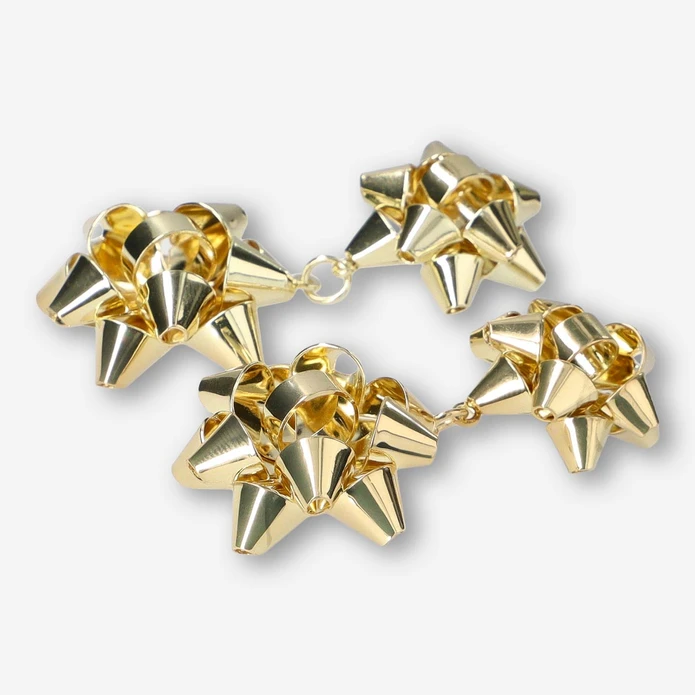 Flying Tiger Copenhagen Gold Hediye Paketi Süsü Şekilli Küpe