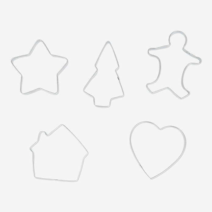 Flying Tiger Copenhagen 5'li Yılbaşı Temalı Kurabiye Kalıbı