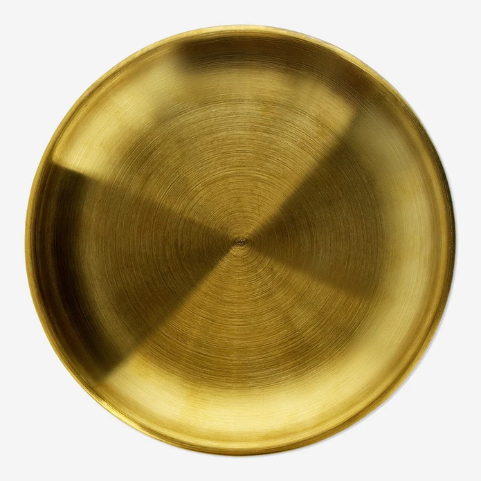 Flying Tiger Copenhagen Gold Oval Dekoratif Tabak 10 cm