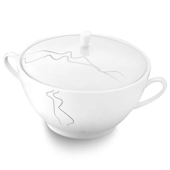 Jumbo Efect Platin 60 Parça 12 Kişilik Platin Yemek Takımı