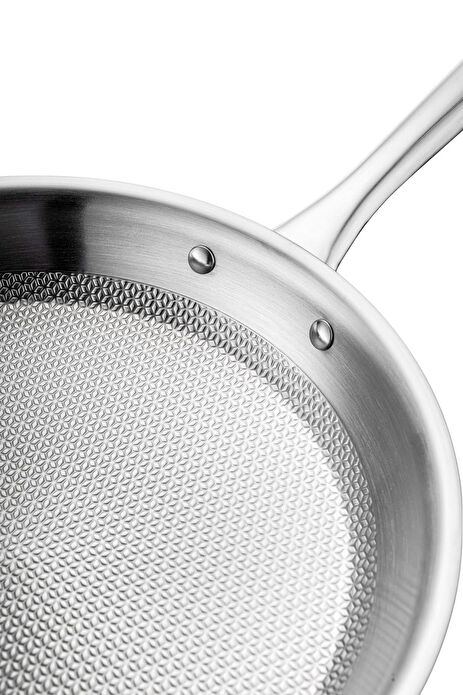 Jumbo New Gurme İndüksiyon Tabanlı Çelik Tava 30 cm