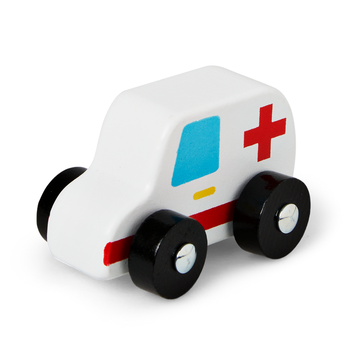 Flying Tiger Copenhagen Ahşap Oyuncak Ambulans