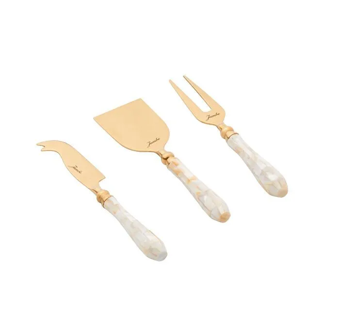 Jumbo Marmo 3'lü Peynir Servis Seti