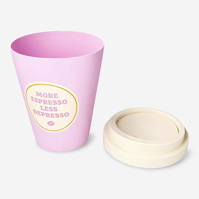 Flying Tiger Copenhagen Kahve Bardağı Şekilli Mor Çöp Kutusu