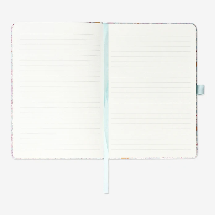 Flying Tiger Copenhagen Çiçekli Desenli Çizgili Defter