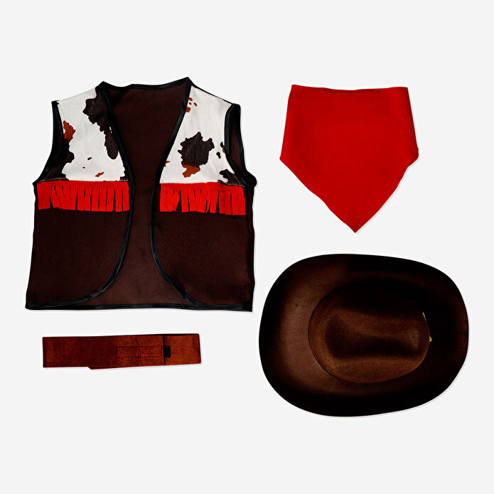 Flying Tiger Copenhagen Şapka ve Fularlı Kovboy Kostümü