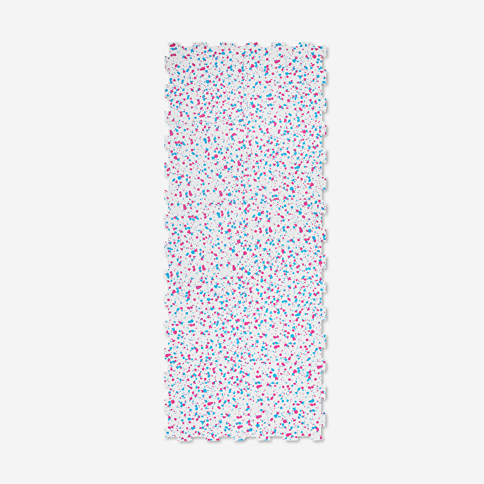 Flying Tiger Copenhagen 10'lu Beyaz Köpük Mat Seti 30,5 cm x 30,5 cm