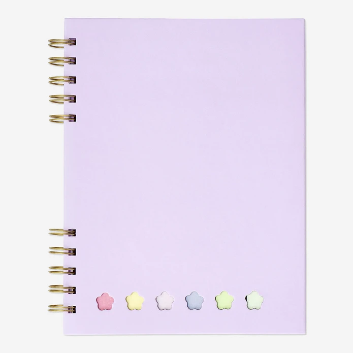 Flying Tiger Copenhagen Kalemli ve Yapışkan Notlu Yeşil Çizgili Defter