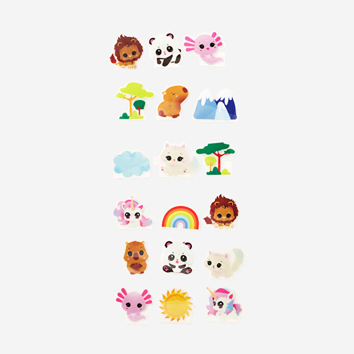 Flying Tiger Copenhagen 18'li Pop-up Sticker Seti