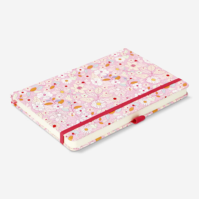 Flying Tiger Copenhagen Çiçek Desenli Kalem Tutacaklı A5 Bullet Planlayıcı