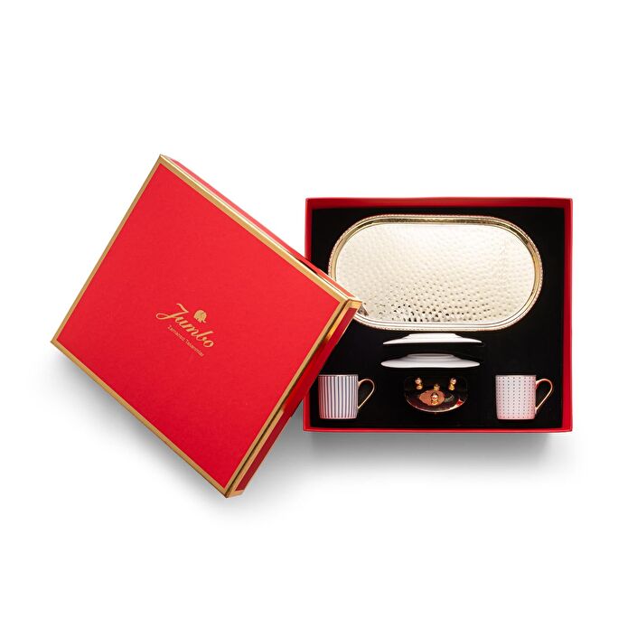 Jumbo Tempo Türk Kahve Hediye Seti Kırmızı