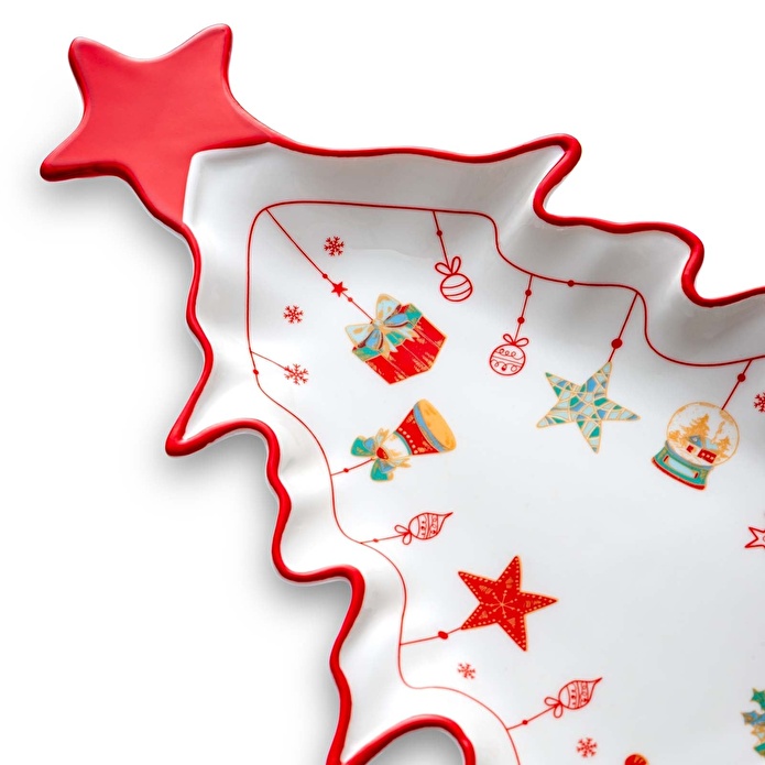 Jumbo Janus 2'li Ağaç Desenli Tabak