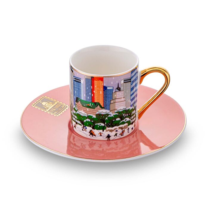 Jumbo New Year Countries 4'lü Kahve Fincan Takımı