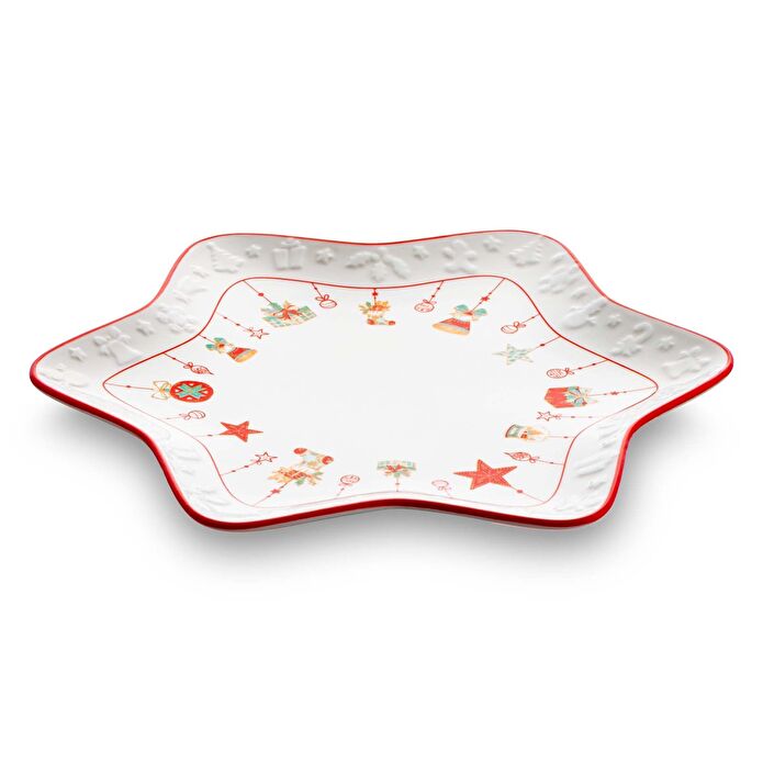 Jumbo Janus 2'li Yıldız Desenli Tabak