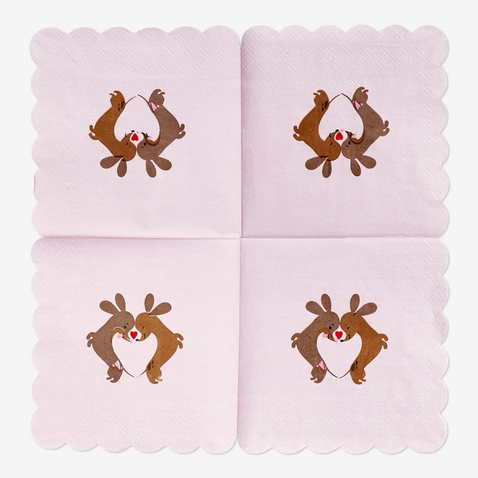 Flying Tiger Copenhagen 16'lı Sosis Köpek Desenli Peçete Seti 12,5 cm x 12,5 cm