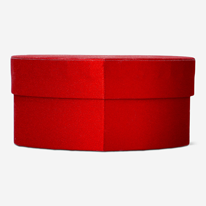 Flying Tiger Copenhagen Parlak Kırmızı Kalp Şekilli Hediye Kutusu