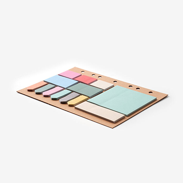 Flying Tiger Copenhagen Yapışkanlı Renkli Not Kağıdı Seti