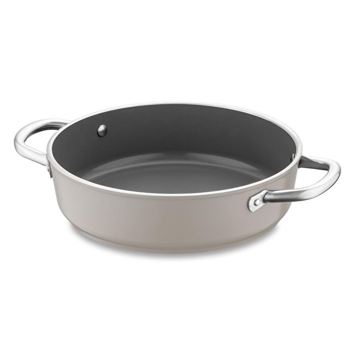 Jumbo Swiss Crystal Bej İndüksiyon Tabanlı Karnıyarık Tenceresi 24 cm