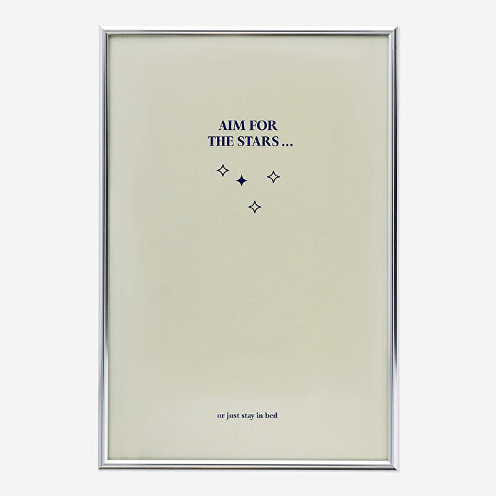 Flying Tiger Copenhagen Gümüş Fotoğraf Çerçevesi 20 cm x 30 cm