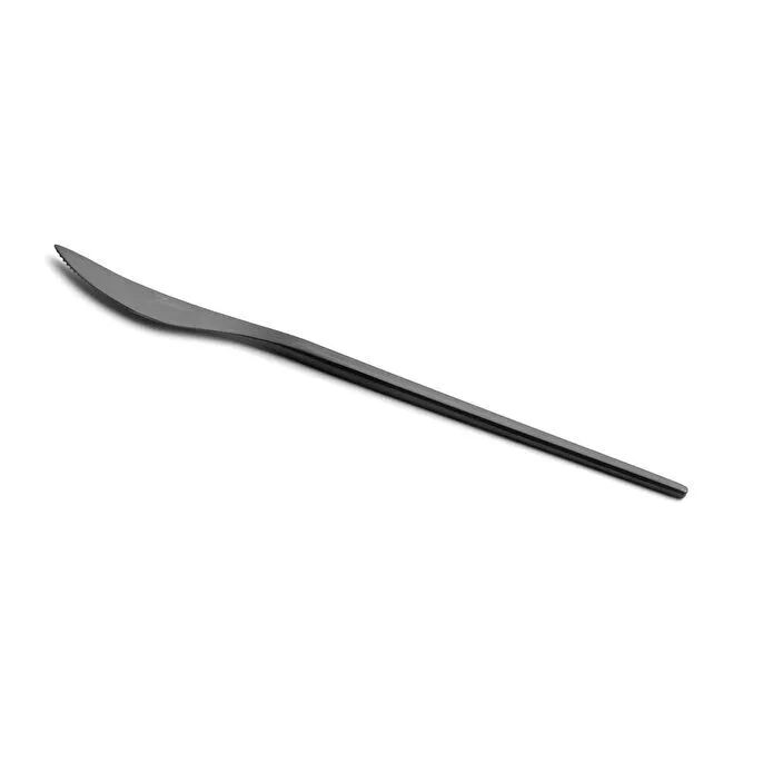 Jumbo 4400 Fallen 84 Parça 12 Kişilik Titanyum Siyah Çatal Kaşık Bıçak Seti