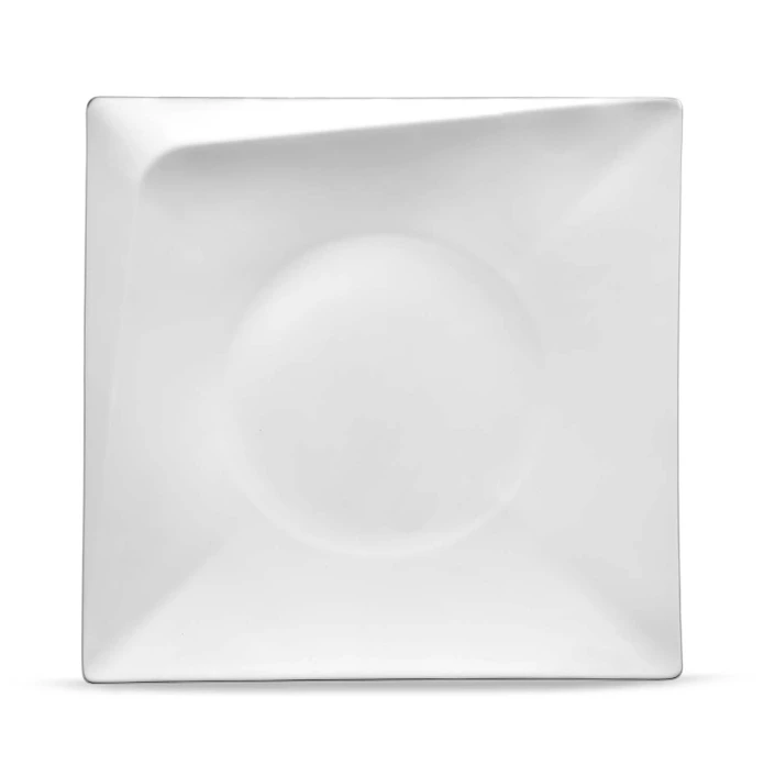 Jumbo Fold Platin 58 Parça 12 Kişilik Kare Yemek Takımı