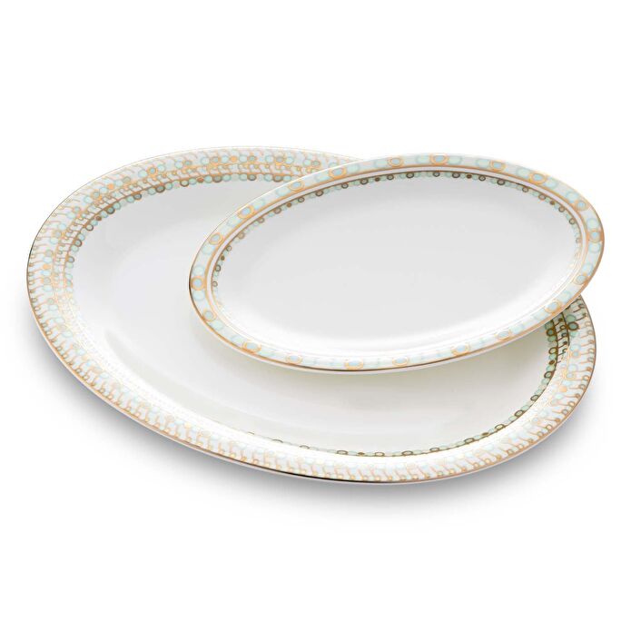 Jumbo Green Glamor 58 Parça 12 Kişilik Yemek Takımı