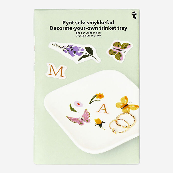 Flying Tiger Copenhagen Kendin Yap Stickerlı Takı Tabağı Seti