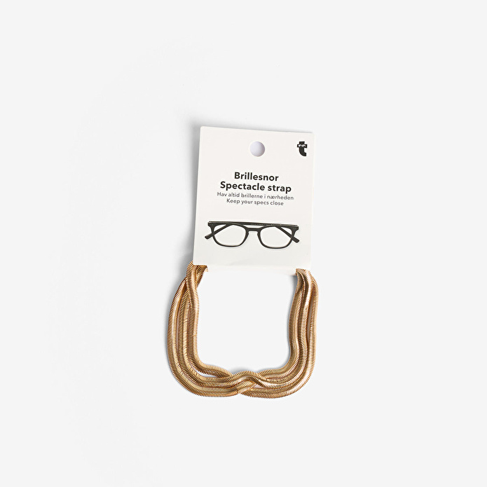 Flying Tiger Copenhagen Gold Gözlük Zinciri