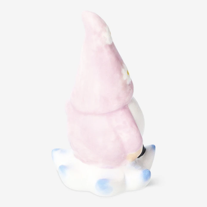 Flying Tiger Copenhagen Küçük Pembe Yer Cücesi Şeklinde Bahçe Süsü 9,4 cm