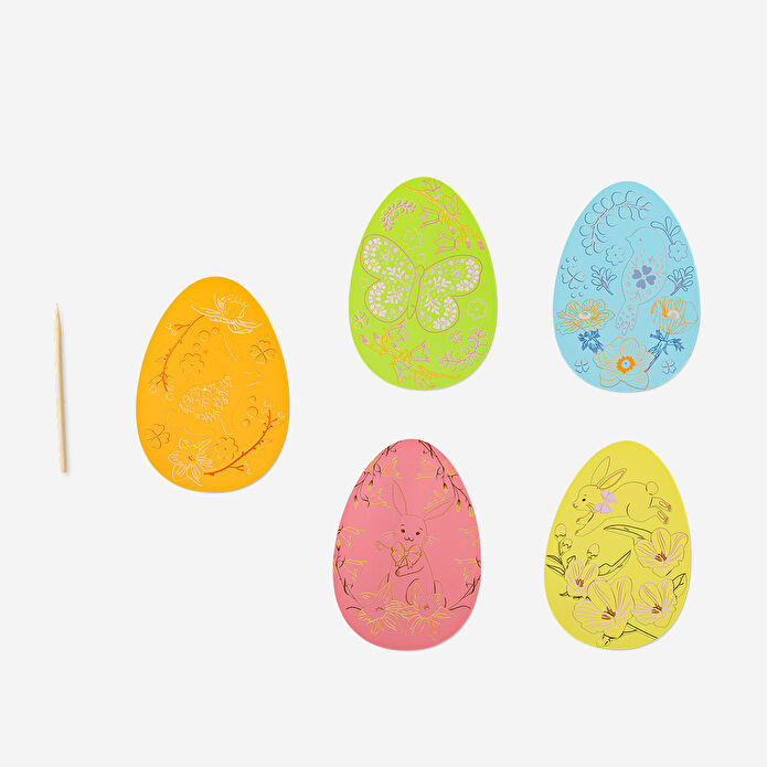 Flying Tiger Copenhagen Paskalya Yumurtası Şeklinde Kazı Kazan Kartı