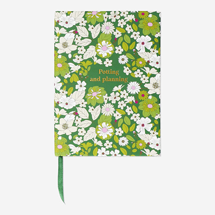 Flying Tiger Copenhagen Çiçek Desenli Yeşil B6 Bitki Günlüğü