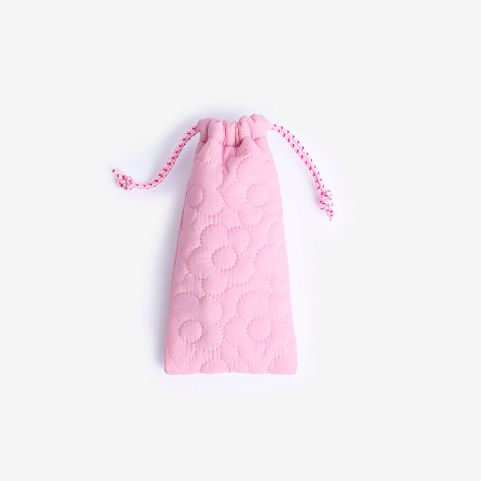 Flying Tiger Copenhagen Çiçek Dokumalı Pembe Gözlük Kılıfı