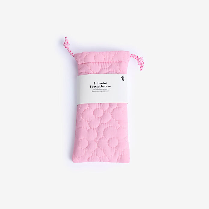 Flying Tiger Copenhagen Çiçek Dokumalı Pembe Gözlük Kılıfı