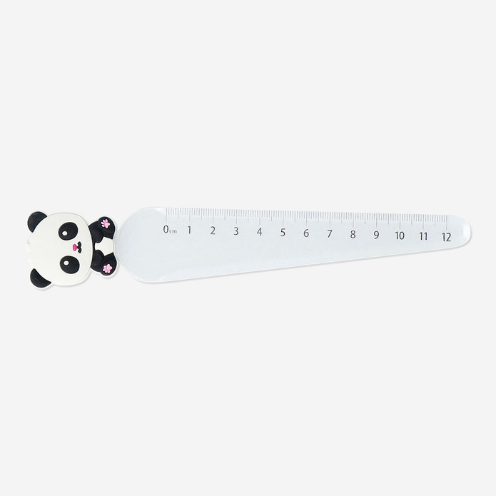 Flying Tiger Copenhagen Panda Detaylı Beyaz Cetvel 12 cm