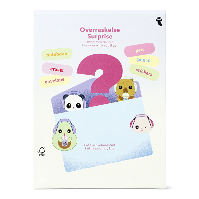 Flying Tiger Copenhagen Hayvan Desenli Sürpriz Kırtasiye Kiti