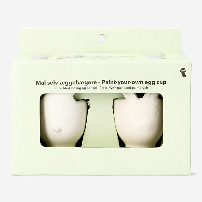 Flying Tiger Copenhagen Kendin Yap 2'li Seramik Yumurta Kabı Boyama Kiti