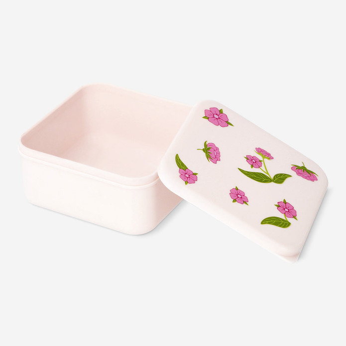 Flying Tiger Copenhagen Pembe Kiraz Çiçeği Desenli Büyük Atıştırmalık Kutusu