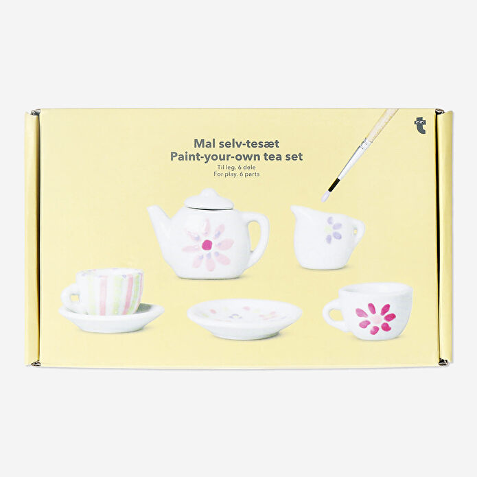 Flying Tiger Copenhagen Kendin Yap Çay Takımı Boyama Kiti