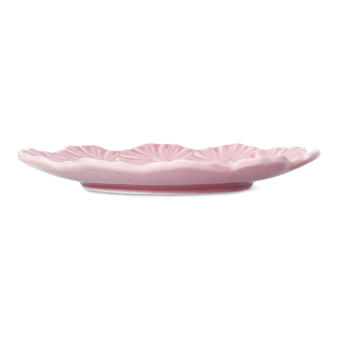 Flying Tiger Copenhagen Küçük Pembe Çiçek Desenli Seramik Tabak