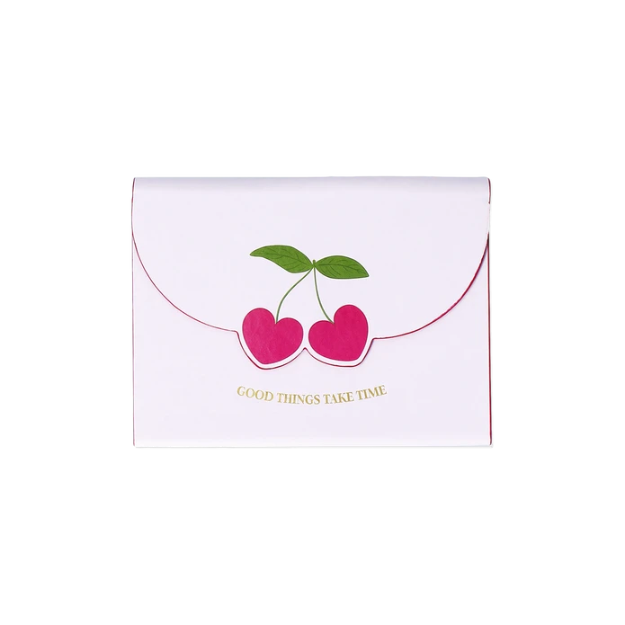 Flying Tiger Copenhagen Kiraz Desenli Pembe Defter A5
