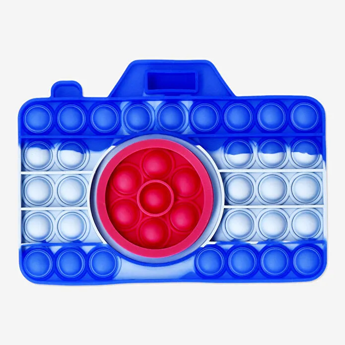 Flying Tiger Copenhagen Mavi Fotoğraf Makinesi Şeklinde Stres Oyuncağı