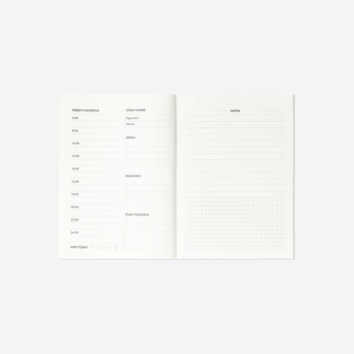 Flying Tiger Copenhagen Yeşil Haftalık Çalışma Planlayıcı Defter