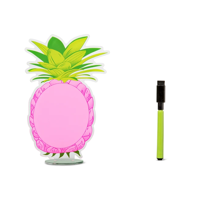 Flying Tiger Copenhagen Pembe Ananas Şeklinde Masaüstü Tahtası